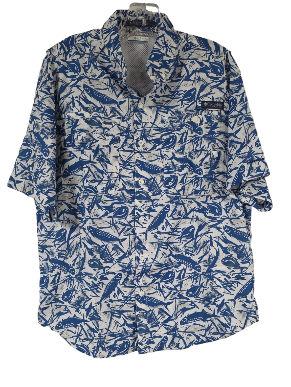 Columbia PFG Women's Short-Sleeved Button-Down Vented Fishing Shirt - Size Small